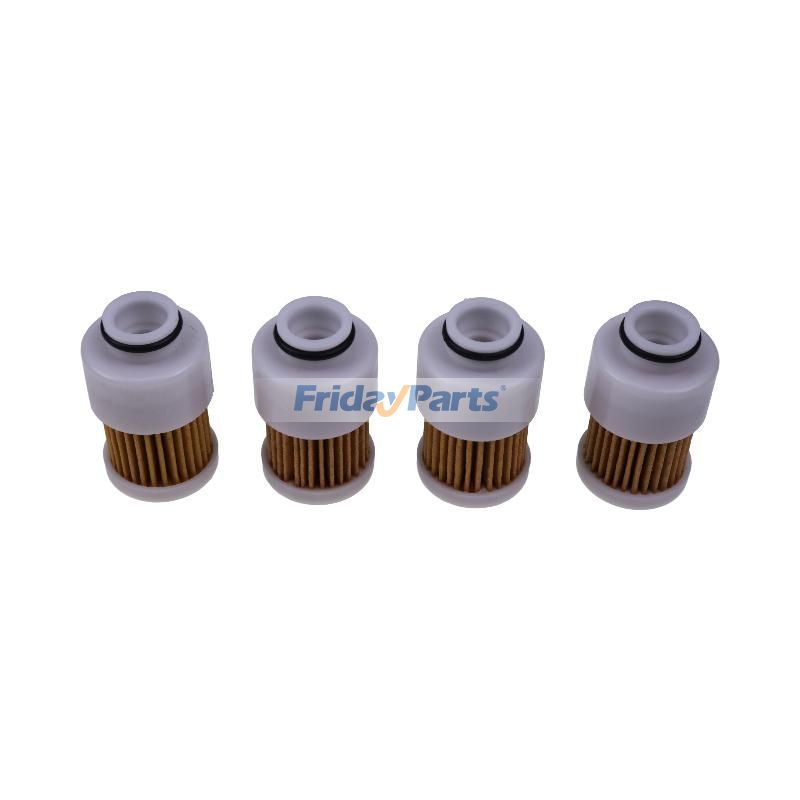 Filtro de combustible de 4 piezas 68V-24563-00-00 para motor fueraborda Yamaha Mercury de 50 HP, 60 HP, 75 HP, 90 HP, 115 HP y 155 HP de FridayParts
