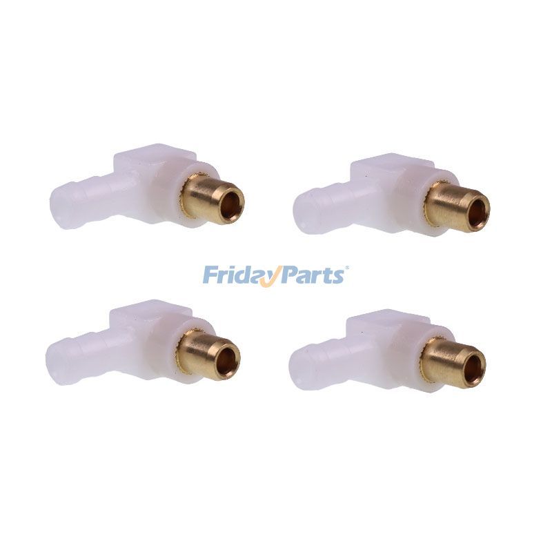 ブリッグス＆ストラットンエンジン用燃料フィッティングエルボホースコネクタ493496 692317 4個