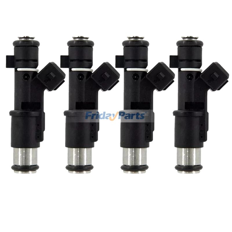 Conjunto de 4 injetores de combustível 01F003A para Peugeot 206, 307, 406, 607 e Citroen C4, C5 e C8 (1999-2006).