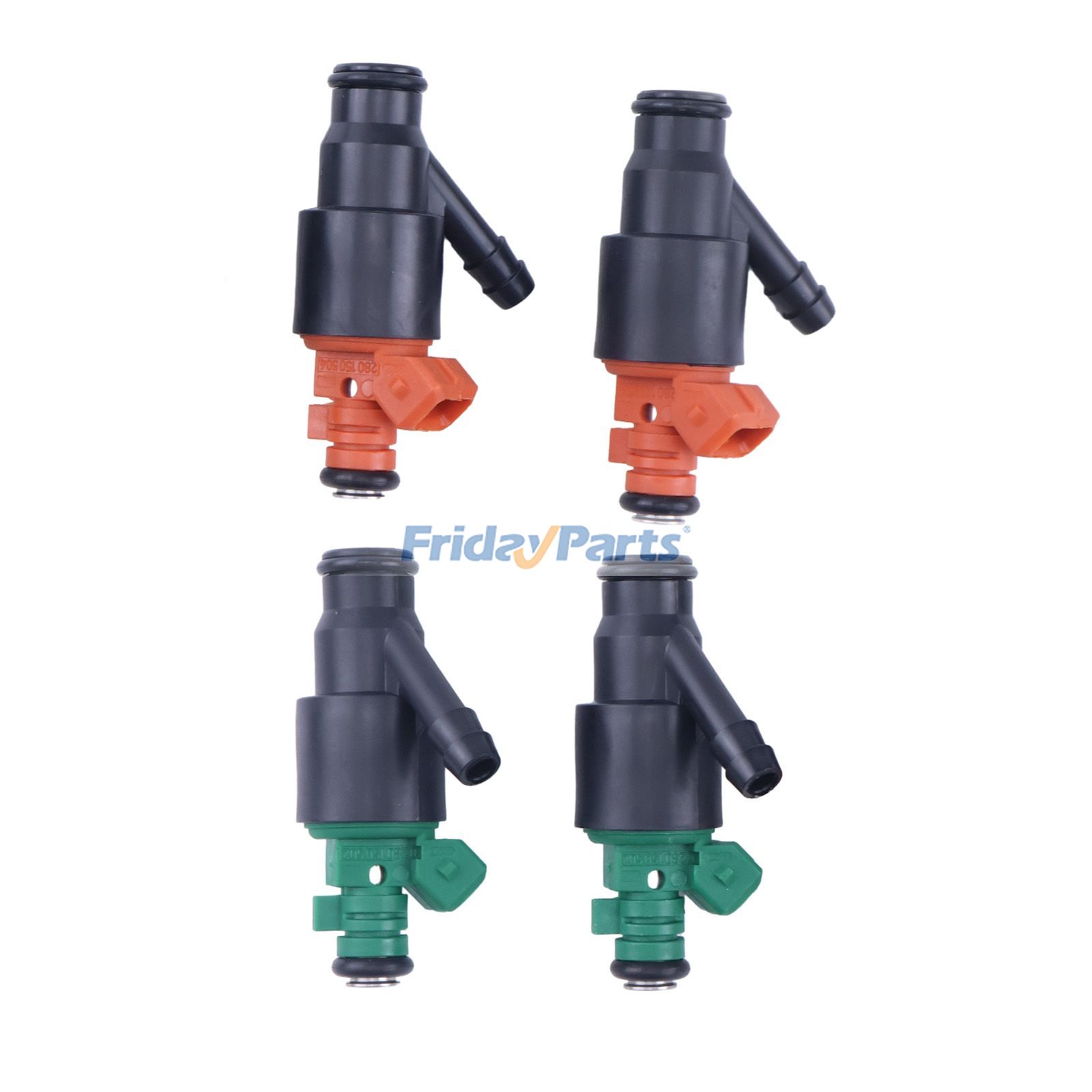 Inyector de combustible de 4 piezas 0K01D-13260 0K01D-13250 para Kia Sportage 2.0L 1997-2002 de FridayParts