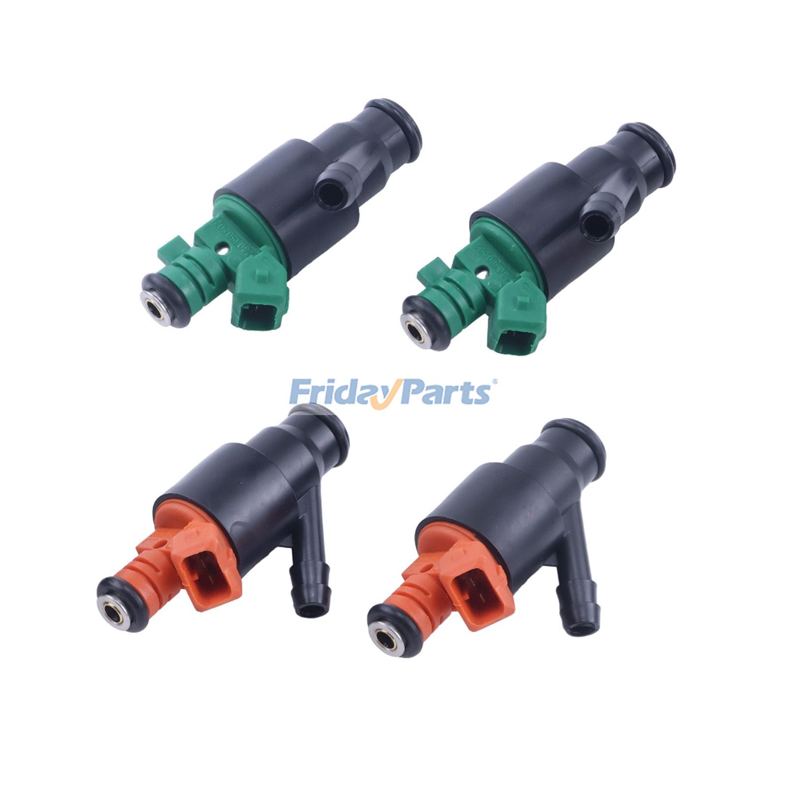 Inyector de combustible de 4 piezas 0K01D-13260 0K01D-13250 para Kia Sportage 2.0L 1997-2002