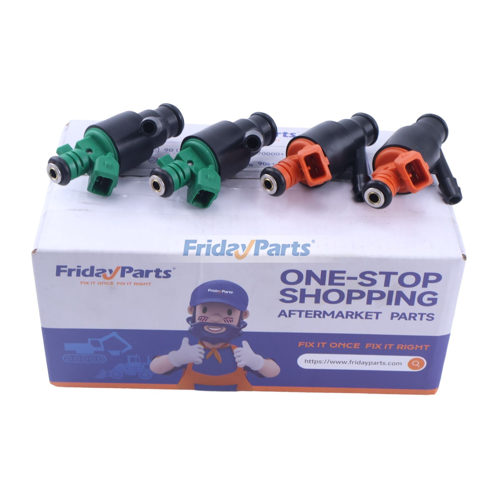 4 Pieces Fuel Injector 0K01D-13260 0K01D-13250 for Kia Sportage 2.0L 1997-2002