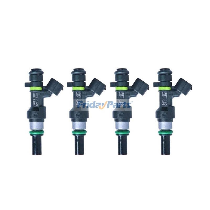 4 Stück Einspritzventil 16600-ED000 FIJ0031 FBY1160 für Nissan Versa Tiida March III HR16DE 1.6L 2008–2011