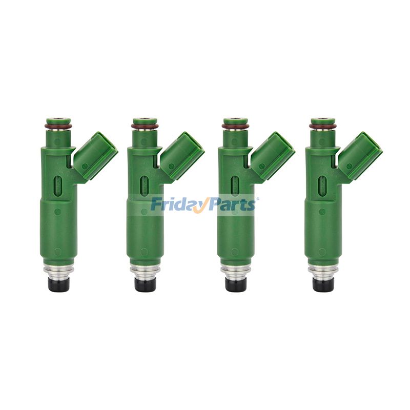 4 Pieces Fuel Injector 23209-0D040 195500-3660 for 2000-2006 Toyota Corolla 1.8L