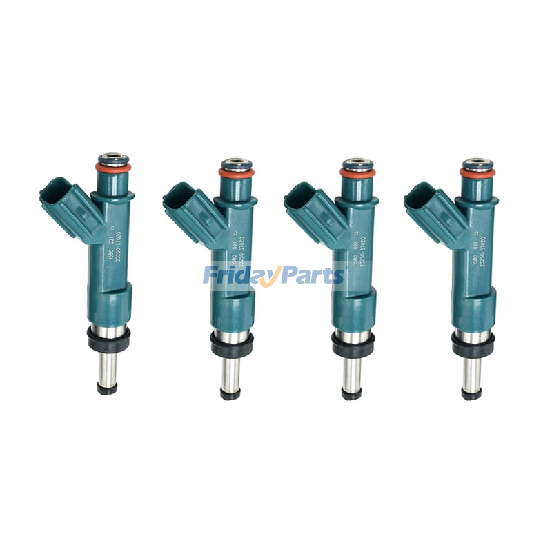 4 Pieces Fuel Injector 23209-37020 297500-1580 23250-37020 for Toyota Prius V 2010-2015 Lexus CT200H 2011-2015