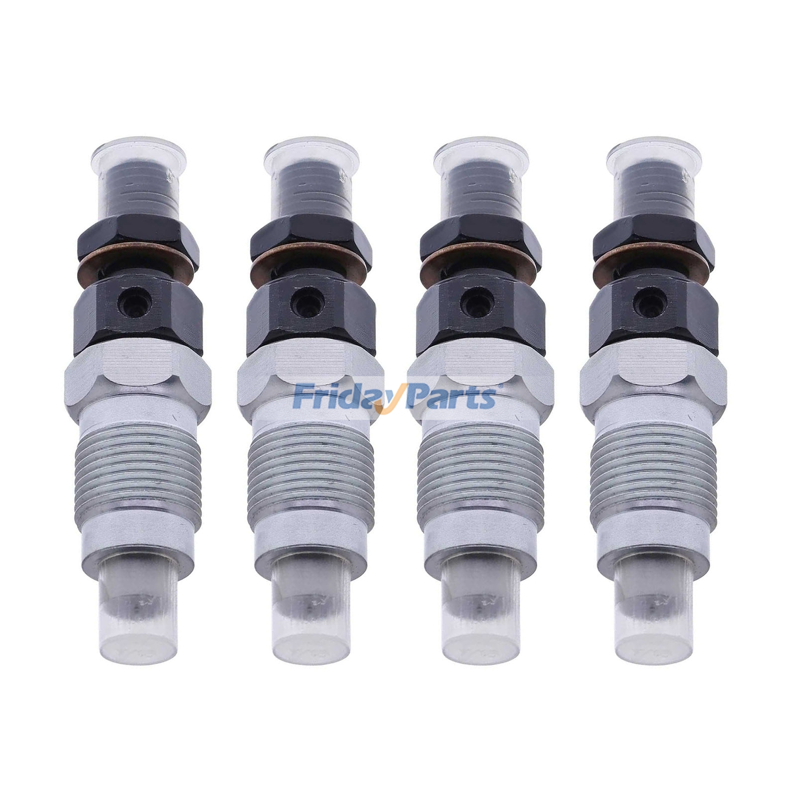 4 inyectores de combustible 23600-59125 para motor Toyota 1N para Motor