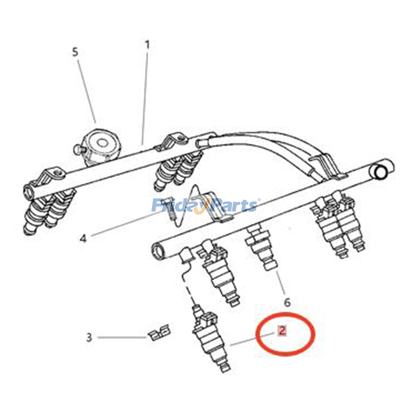 Conjunto de 4 injetores de combustível 53030518AB RL030518AB para Dodge Ram Van Wagon 1999-2003 para Veículo