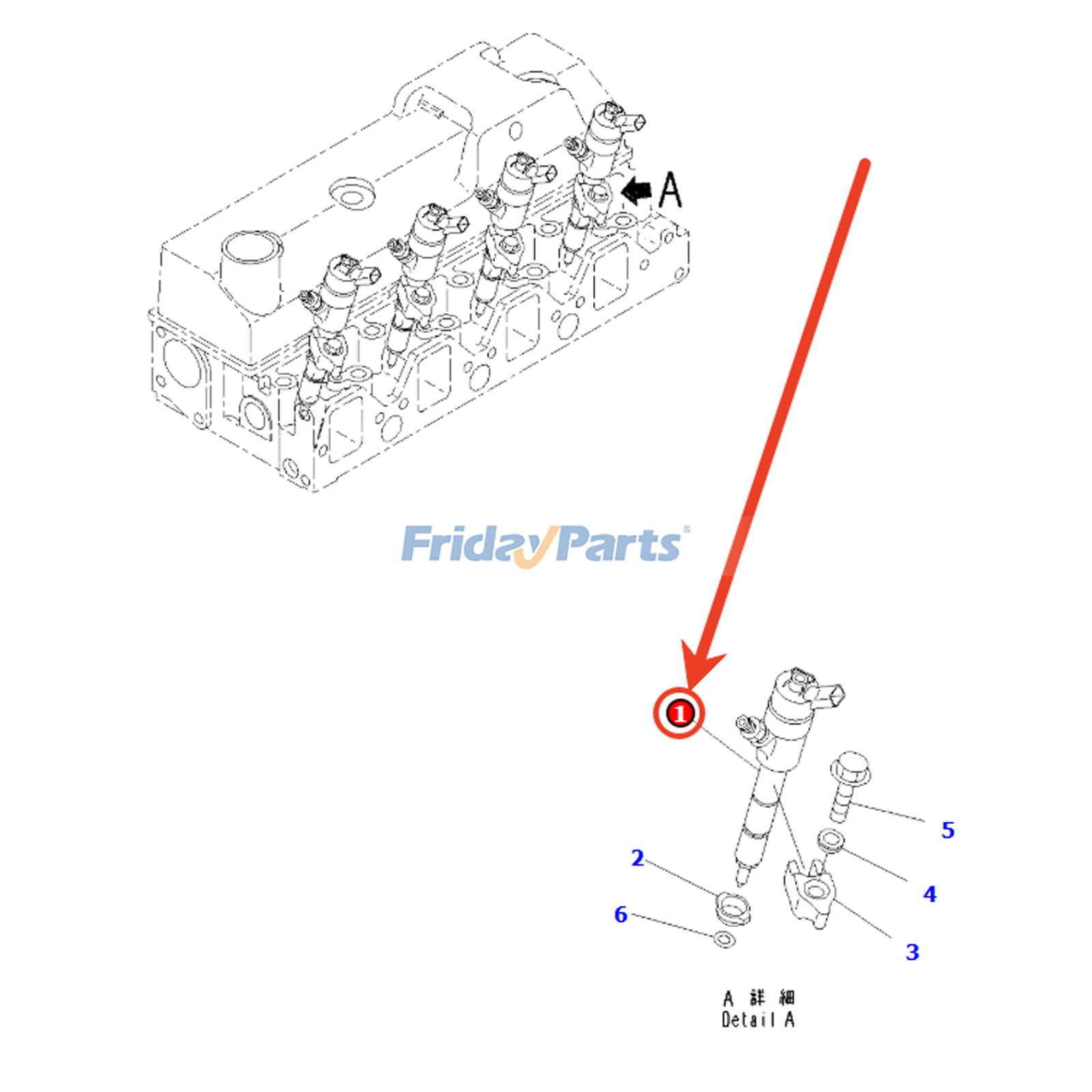 Parte para Motor,Excavadora,Montacargas,Pala cargadora
