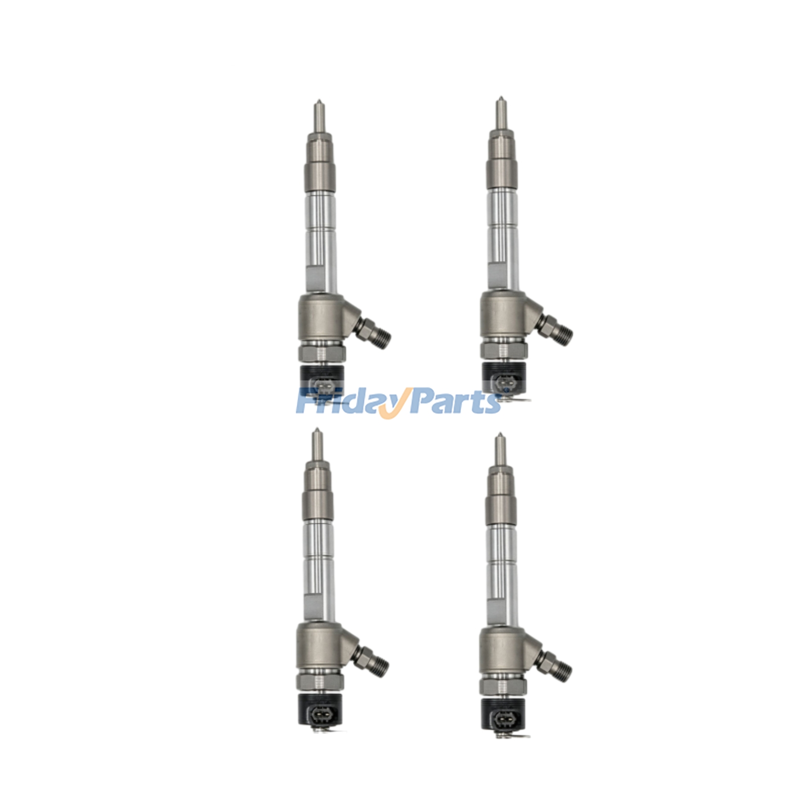 4 Pieces Fuel Injector for JAC Engine 4D24 Truck N800 - Replaces Bosch 0445110966 0445110965