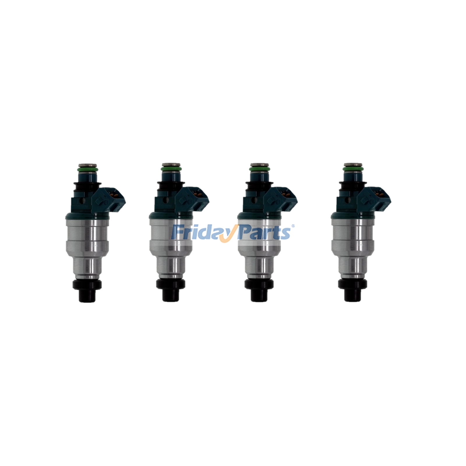 Conjunto de 4 injetores de combustível MD158851 INP-058 para Dodge Ram Mitsubishi Mighty Max 1991-1996 L4 2.4L