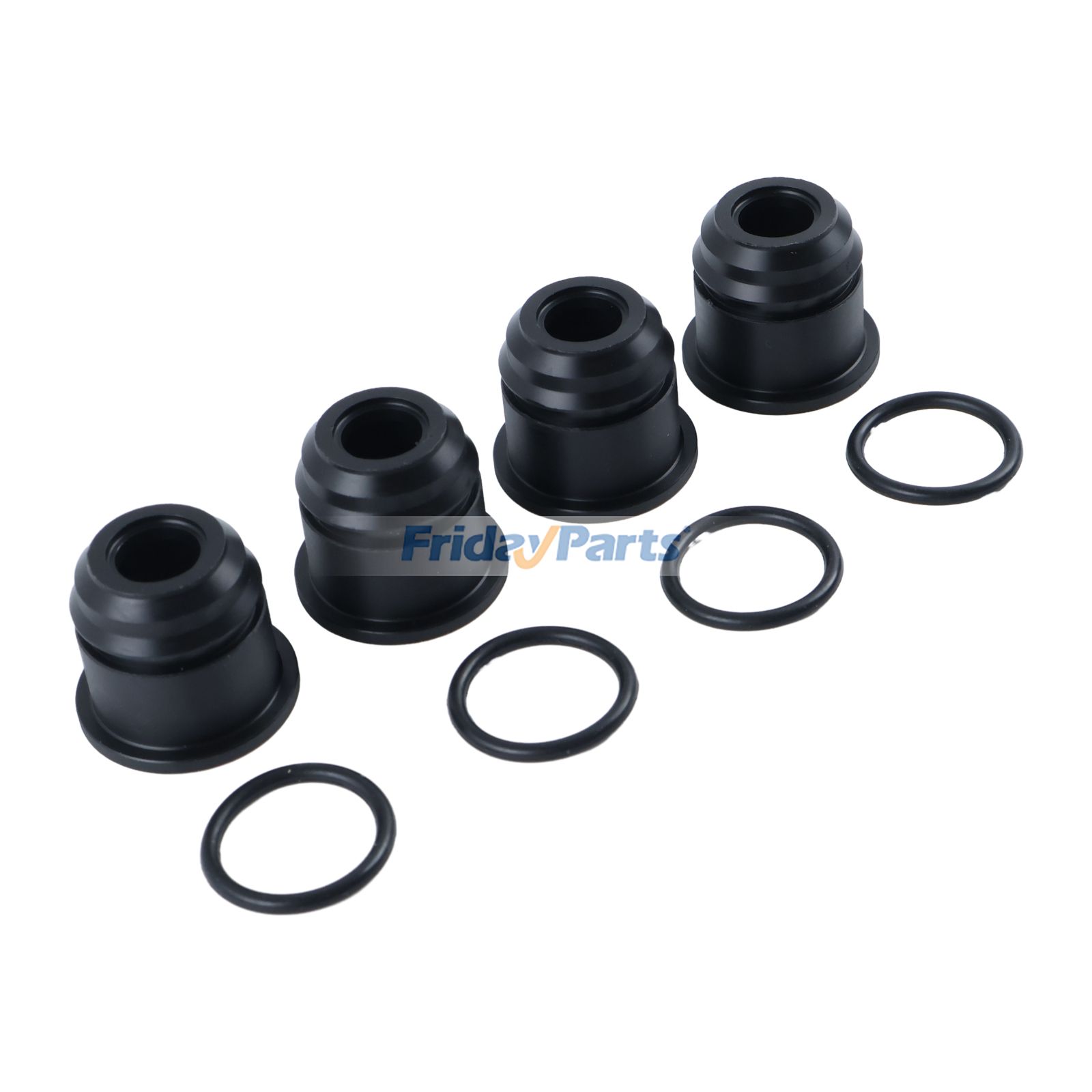 4 piezas de soporte de boquilla de inyector de combustible, espaciador y junta tórica 90561-10018 90301-19006 para Toyota T100 4Runner Tacoma 2.4L 2.7L 1984-2023