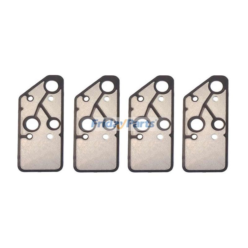 4 Pieces Fuel Manifold Gasket 3332181 for Cummins Engine QSK45 QSK60