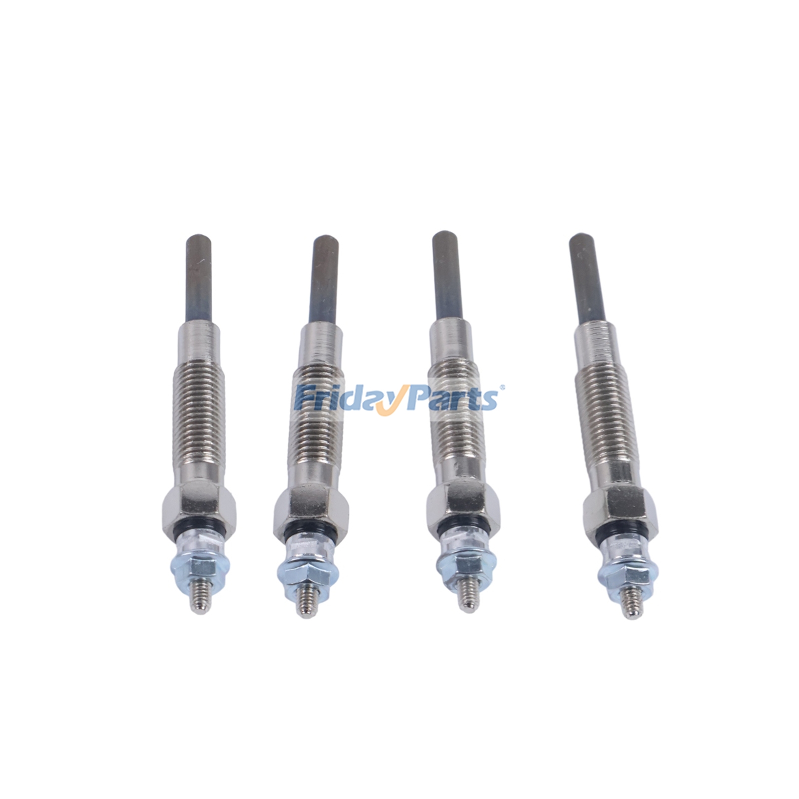 Lot de 4 bougies de préchauffage 199-2356 pour moteur Mitsubishi S3L2 S4L2 K4N S3Q2 S4Q2T Caterpillar CAT Excavator 302.5C 303 303.5C 303.5D 303CCR 304 304CCR 304DCR 305 305.5D 305CCR 305DCRpourPour CAT