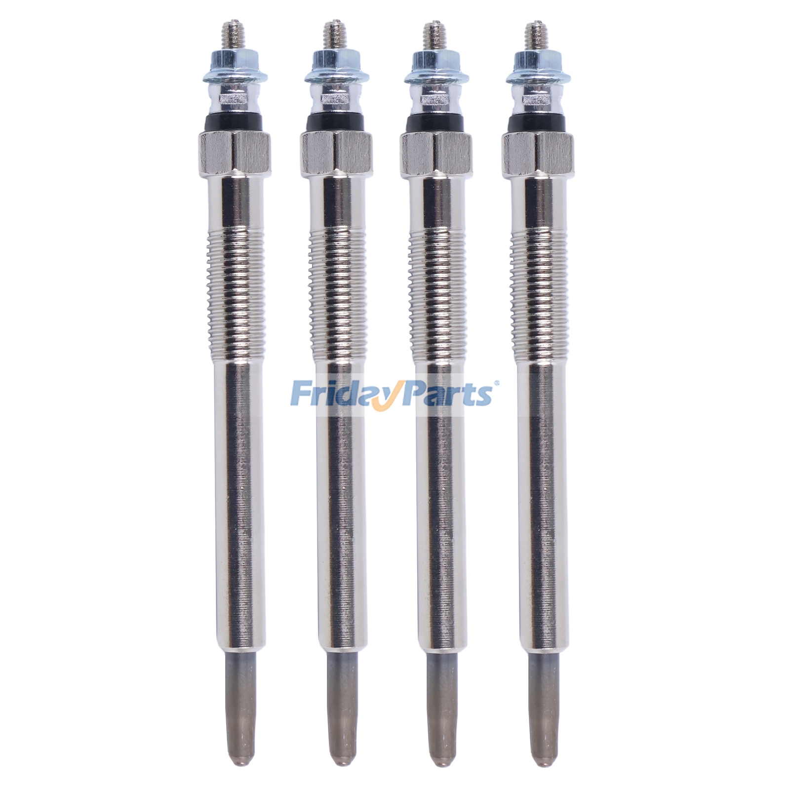 4 Pieces Glow Plug 6684850 for Kubota Engine V2003 V2203 V2403 Bobcat B300 E32 E35 S130 S150 S175 S185 S205 S510