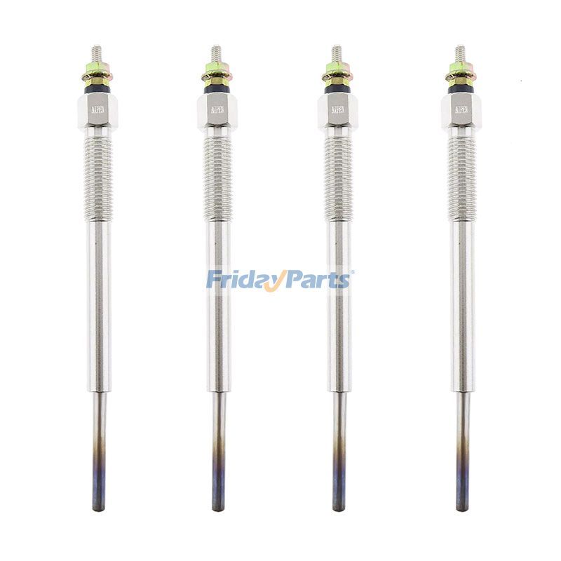 4 piezas de bujías incandescentes 717/20347 para excavadora JCB JS175W JS190 JS200 JS200W JS210 JS220 JS220LR JS220XD JS235 JS240 JS260 JZ235 ​​JZ255