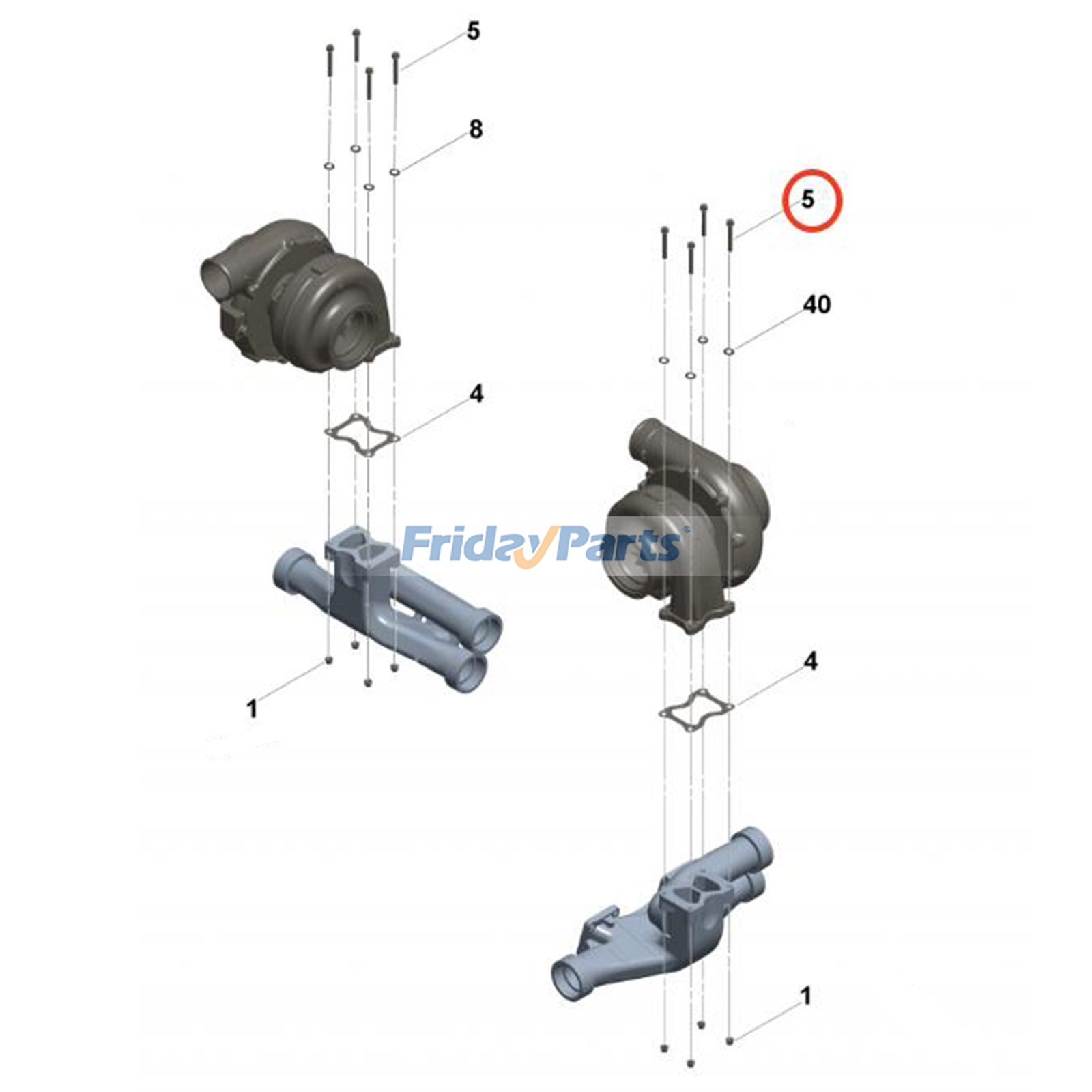 Hex Head Cap Screw for Engine