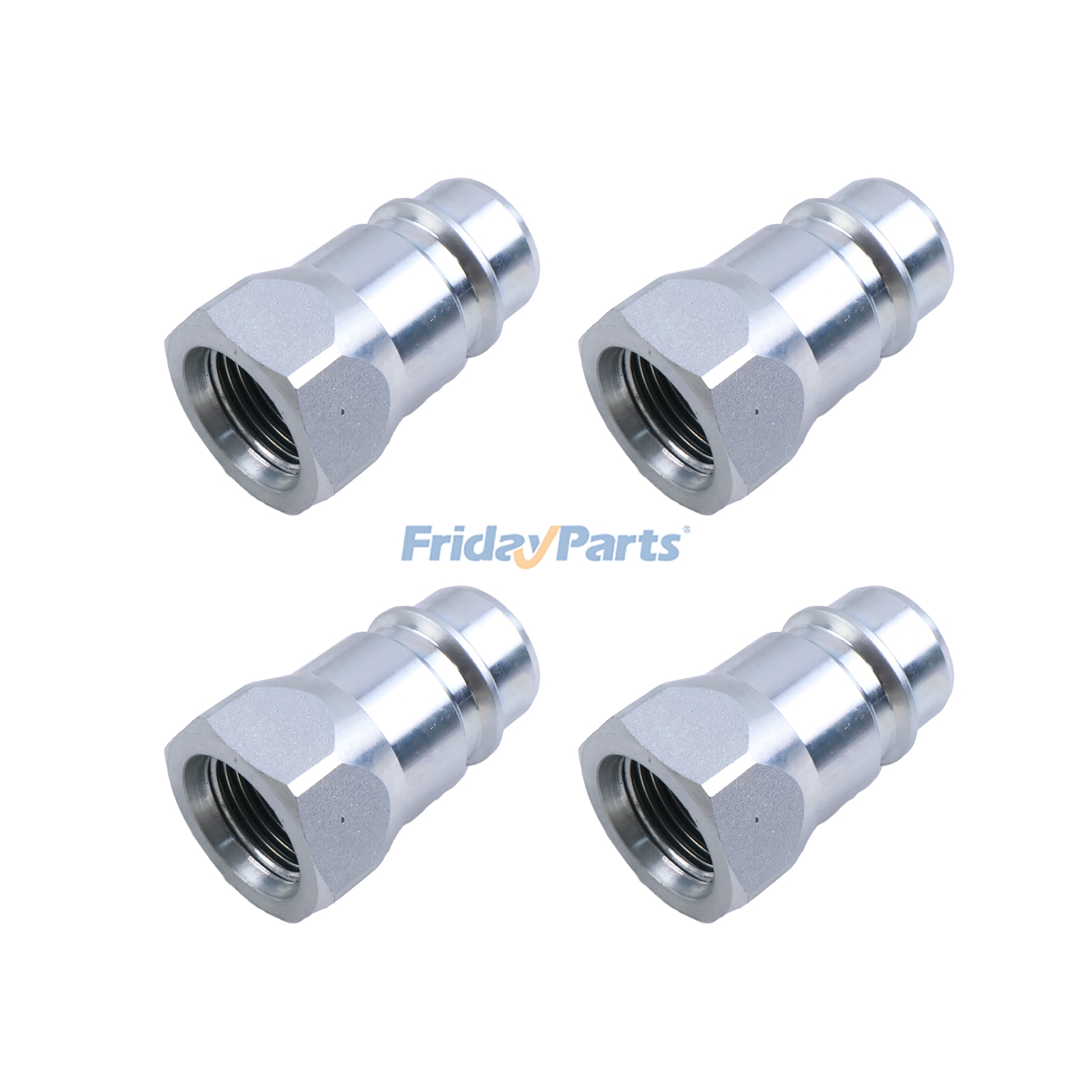 4 piezas de acoplamiento rápido hidráulico AR94522 para motor John Deere 4045 6068 6135 6136 Tractor 1020 4430 7630 7830 4052R 5075M 6140B 7230R Cargador 553