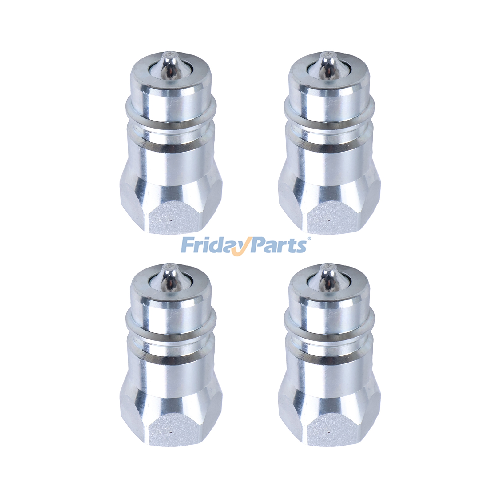 4 Pieces Hydraulic Quick Coupler Plug AR94522 for John Deere Engine 4045 6068 6135 6136 Tractor 1020 4430 7630 7830 4052R 5075M 6140B 7230R Loader 553