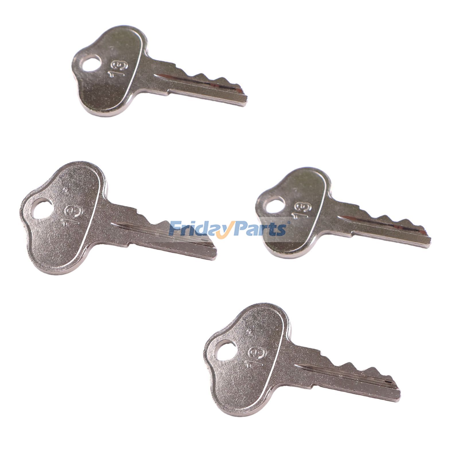 Cub Cadet用用イグニッションキー 4個 IH382458R1 カブ キャデット 104 124 105 125 106 126 147 128 129用