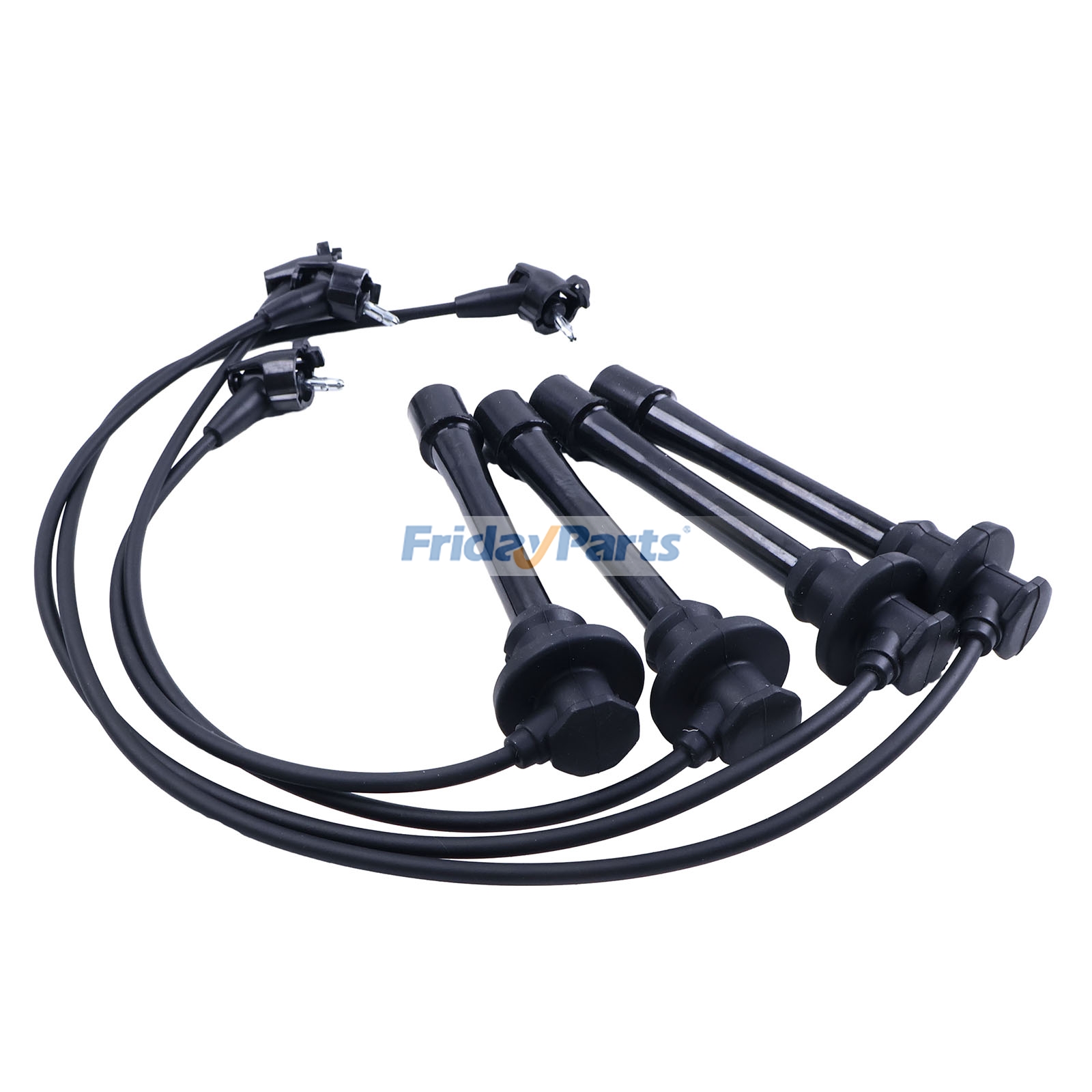 Cable de bujía de encendido de 4 piezas 19037-75010 para motor Toyota 2RZFE 3RZFE 4Runner Granvia Land Cruiser Prado Regius Tacoma Para Toyota