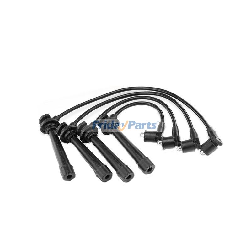 4 Pieces Ignition Spark Plug Wire 27400-2X140 OK30F-18-140 for Kia Vehicle Rio 2001-2005