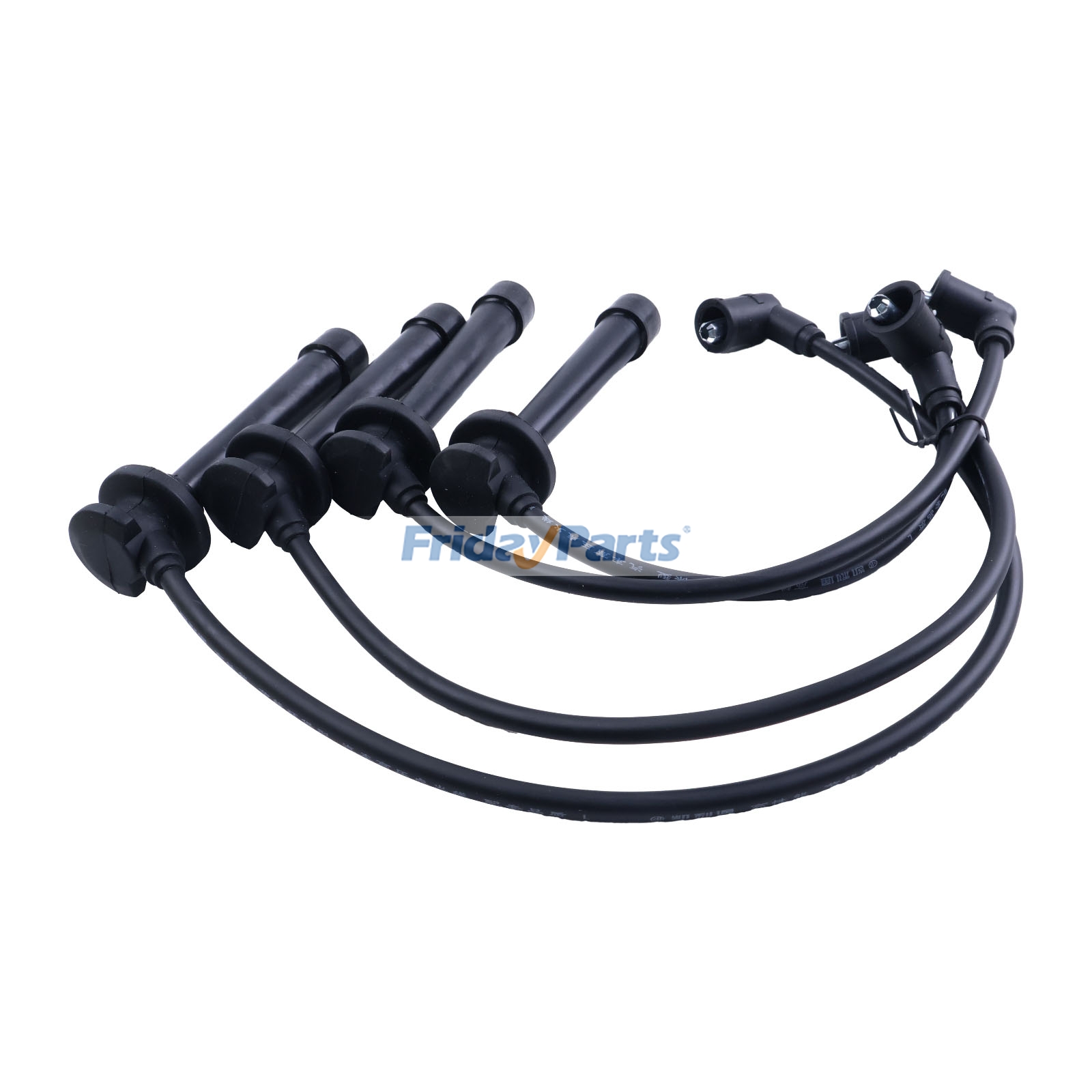 4 peças de cabo de vela de ignição 27400-2X140 OK30F-18-140 para veículo Kia Rio 2001-2005 FridayParts