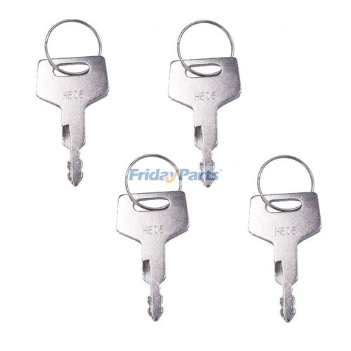 Takeuchi Key 4 Pieces Ignition Switch Key for Takeuchi TL130 TL150 TB125 TB135 TB145 ...