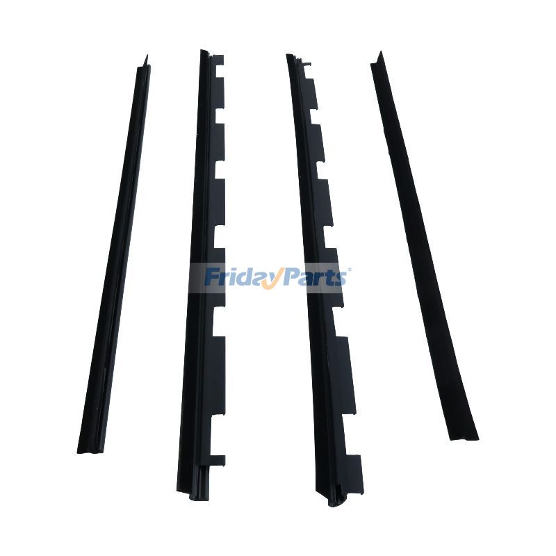 Chevrolet用,GMC用用シボレートラック用 内側＆外側ウィンドウスイープフェルトシールウェザーストリップキット 4個