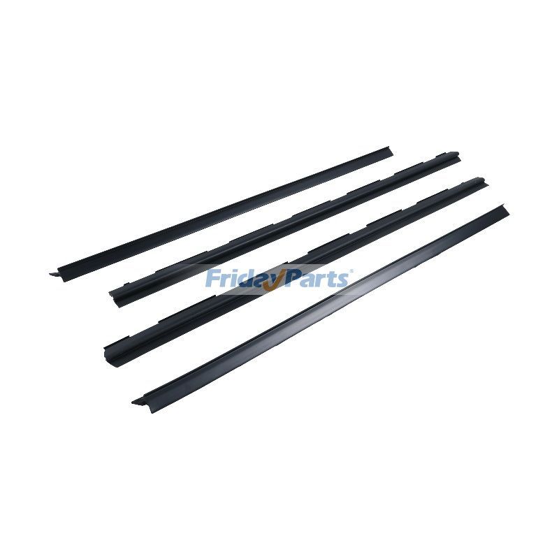 4 Pieces Inner & Outer Window Sweep Felt Seal Weatherstrip Kit for Chevy Truck