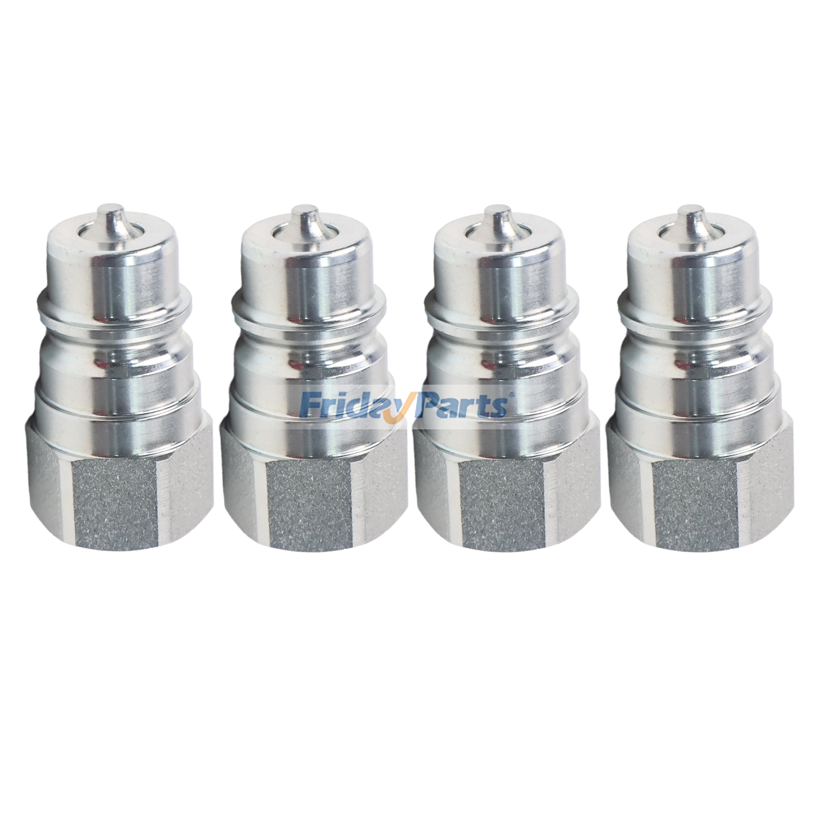 4 Pieces Male Hydraulic Quick Coupler Plug AW32184 for John Deere Engine 4045 Loader 220R 300X 700M H120 H165