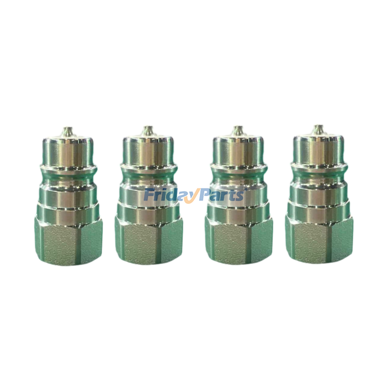 4 Pieces Male Hydraulic Quick Coupler Plug AW32184 for John Deere Engine 4045 Loader 220R 300X 700M H120 H165