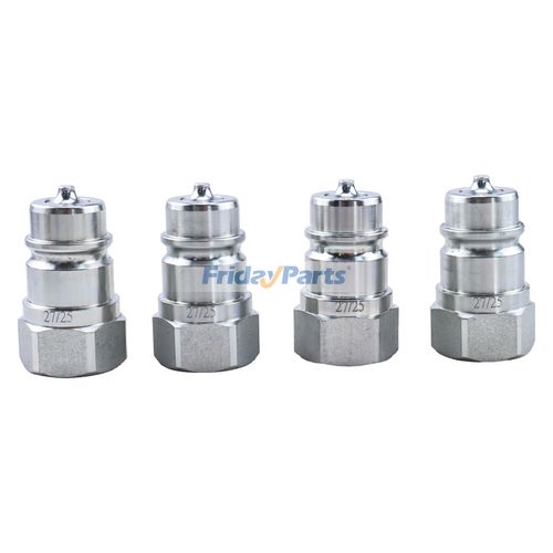 4 Pieces Male Hydraulic Quick Coupler Plug AW32184 for John Deere ...