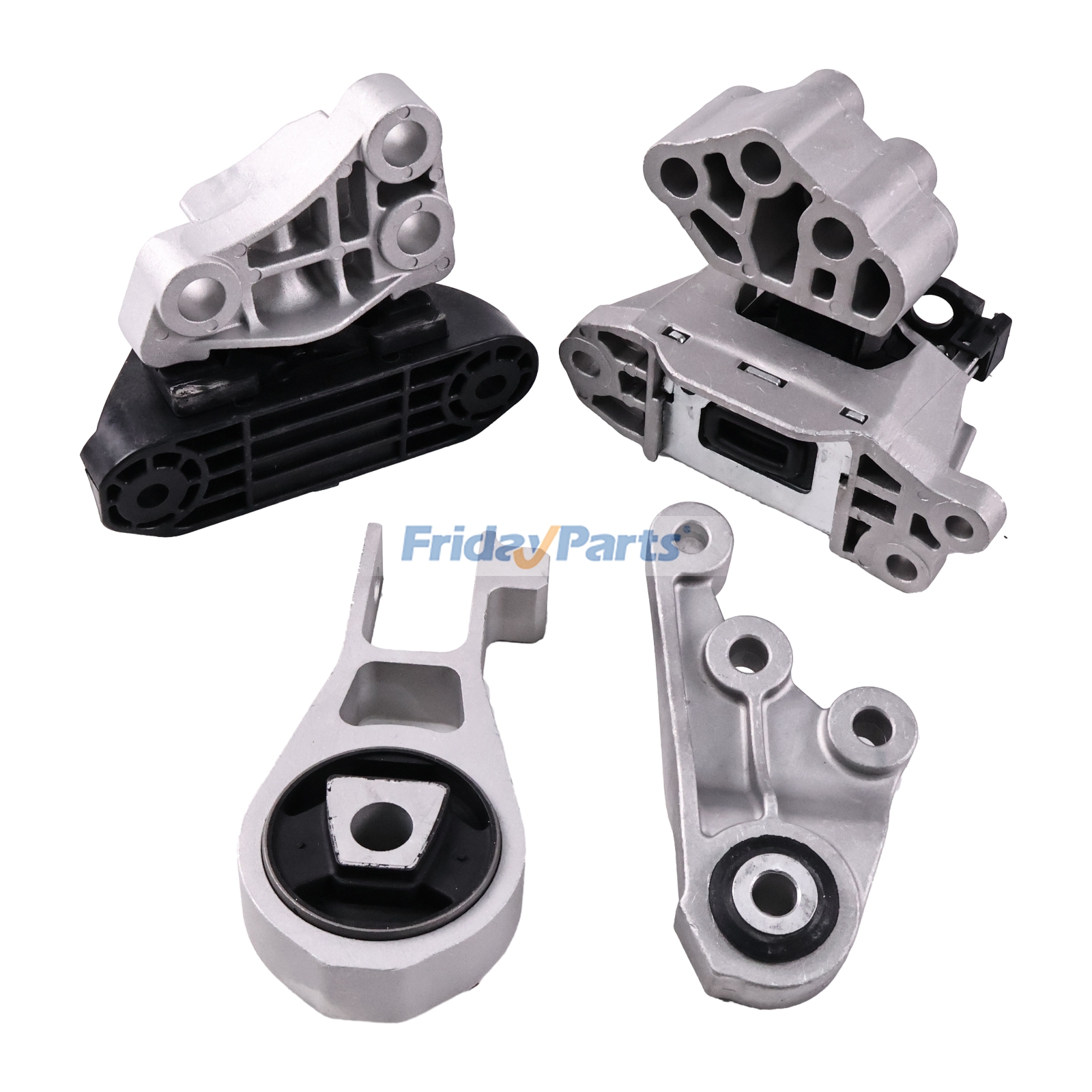 4 Pieces Motor Mount 68257232AA 68254669AA 68254474AA 68418168AA for Jeep Renegade 2015-2018 Fiat 500X 2016-2018 1.4L