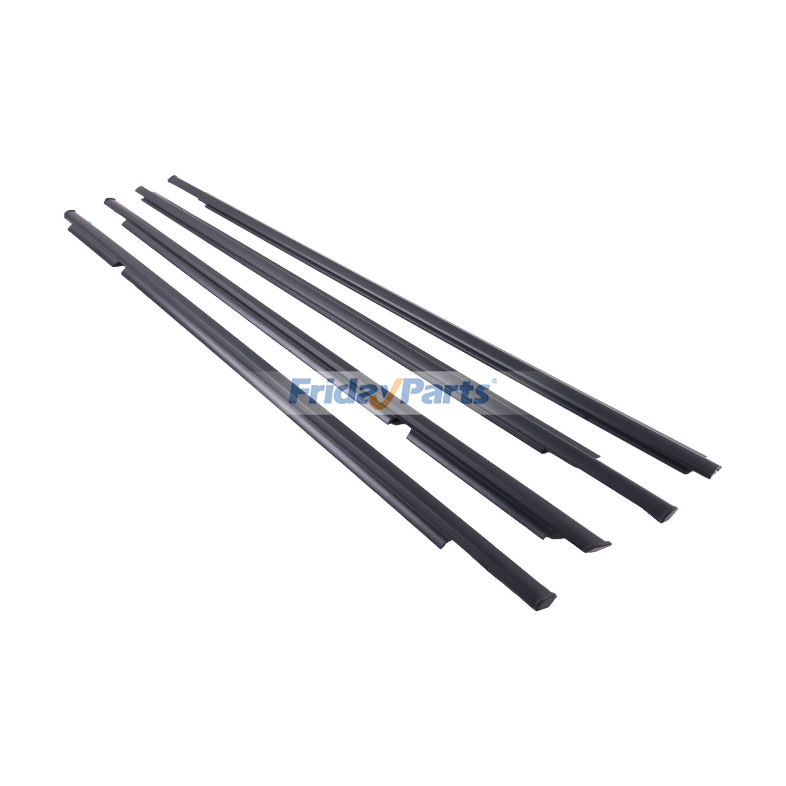 4 stück Außerhalb Fenster Weathers Dichtung Gürtel Moulding 75711-60080 für Lexus GX470 4,7 L 2003-2009