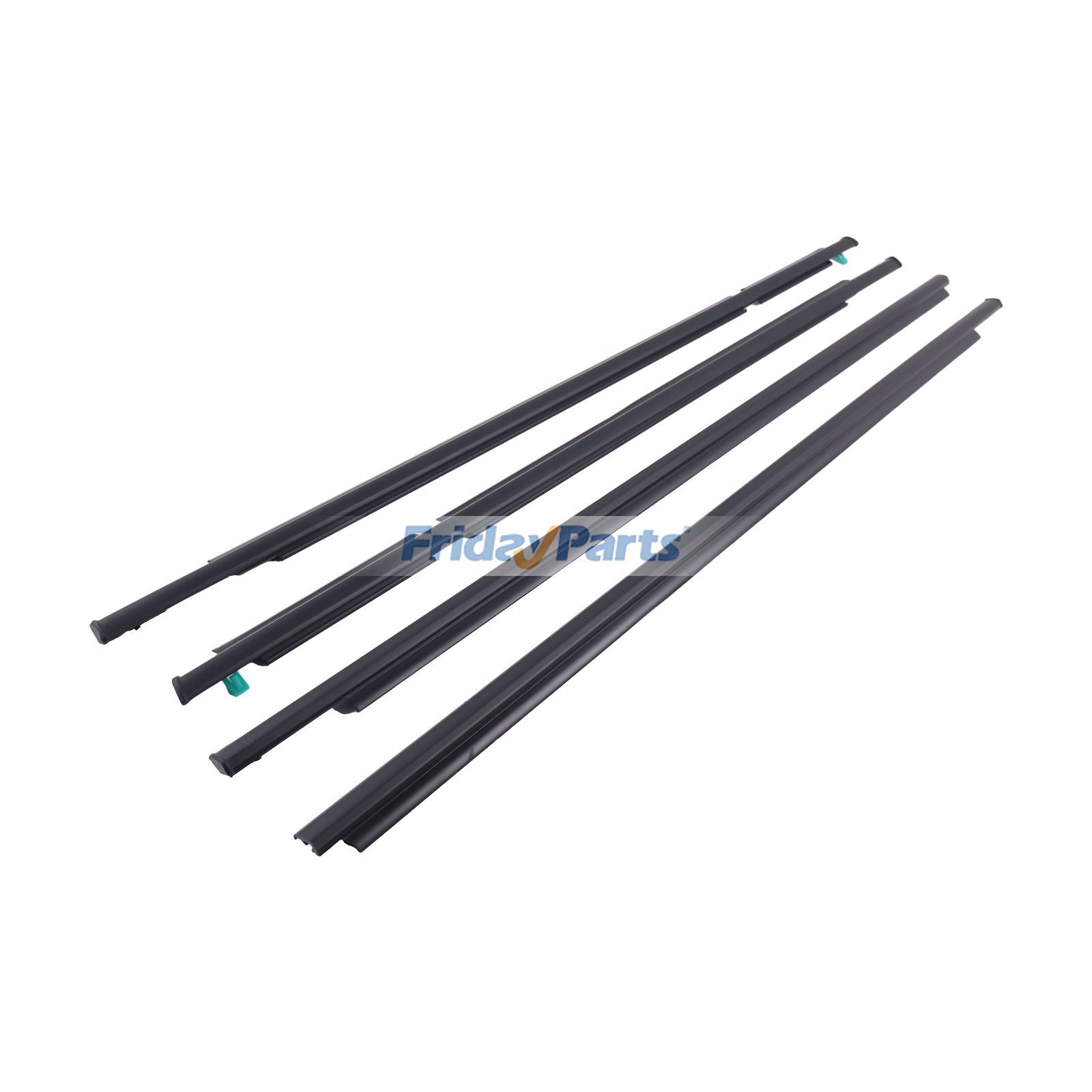 FridayParts 4 Stück Außenfenster Dichtungsstreifen Dichtungsgürtel Formteil
