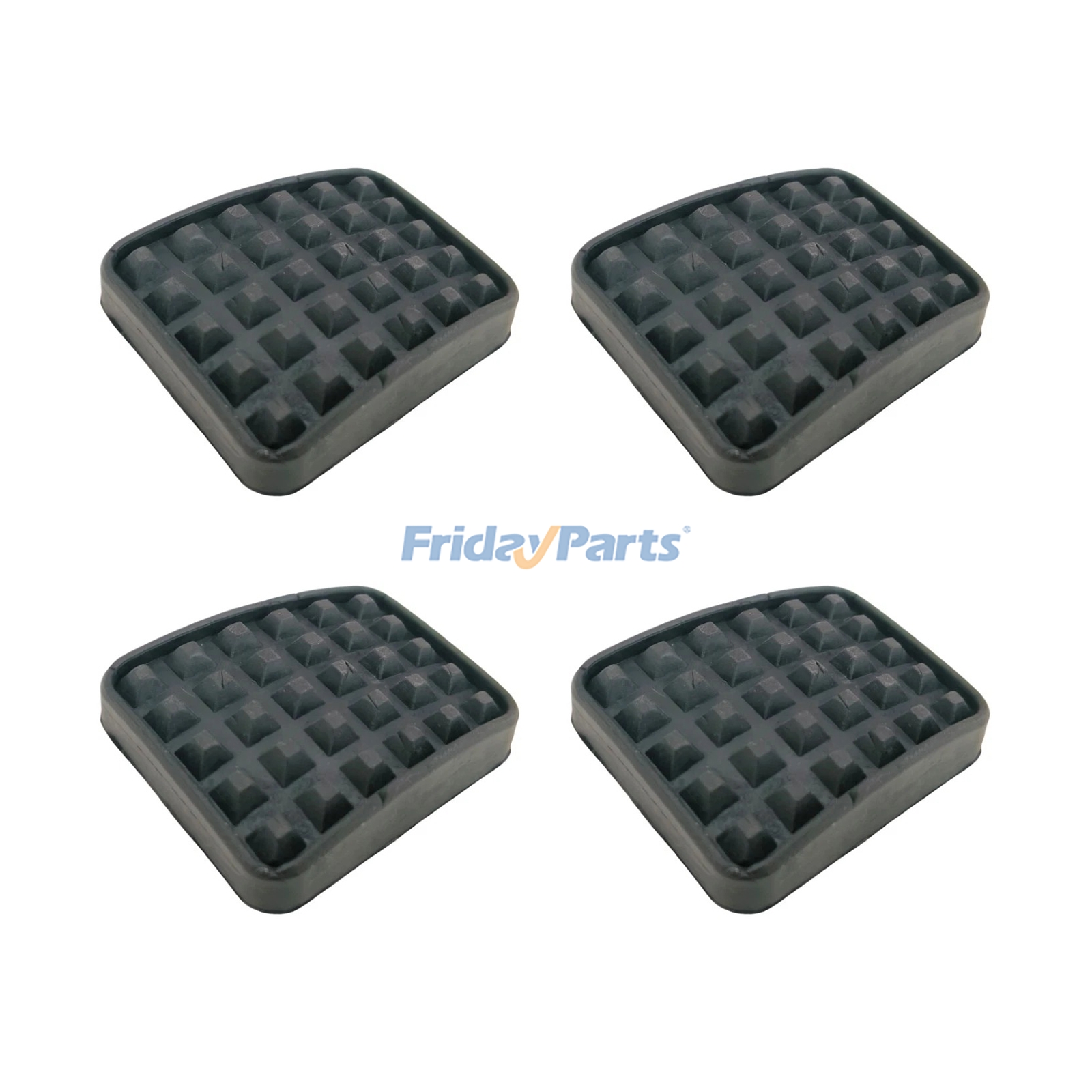 4 Pieces Pedal Cover 37410-42760 for Kubota Tractor B21 B2601HSD B2710HSD B3200HSD B7800HSD L3710HST L4200DT M4700 M7040HD M8540HD
