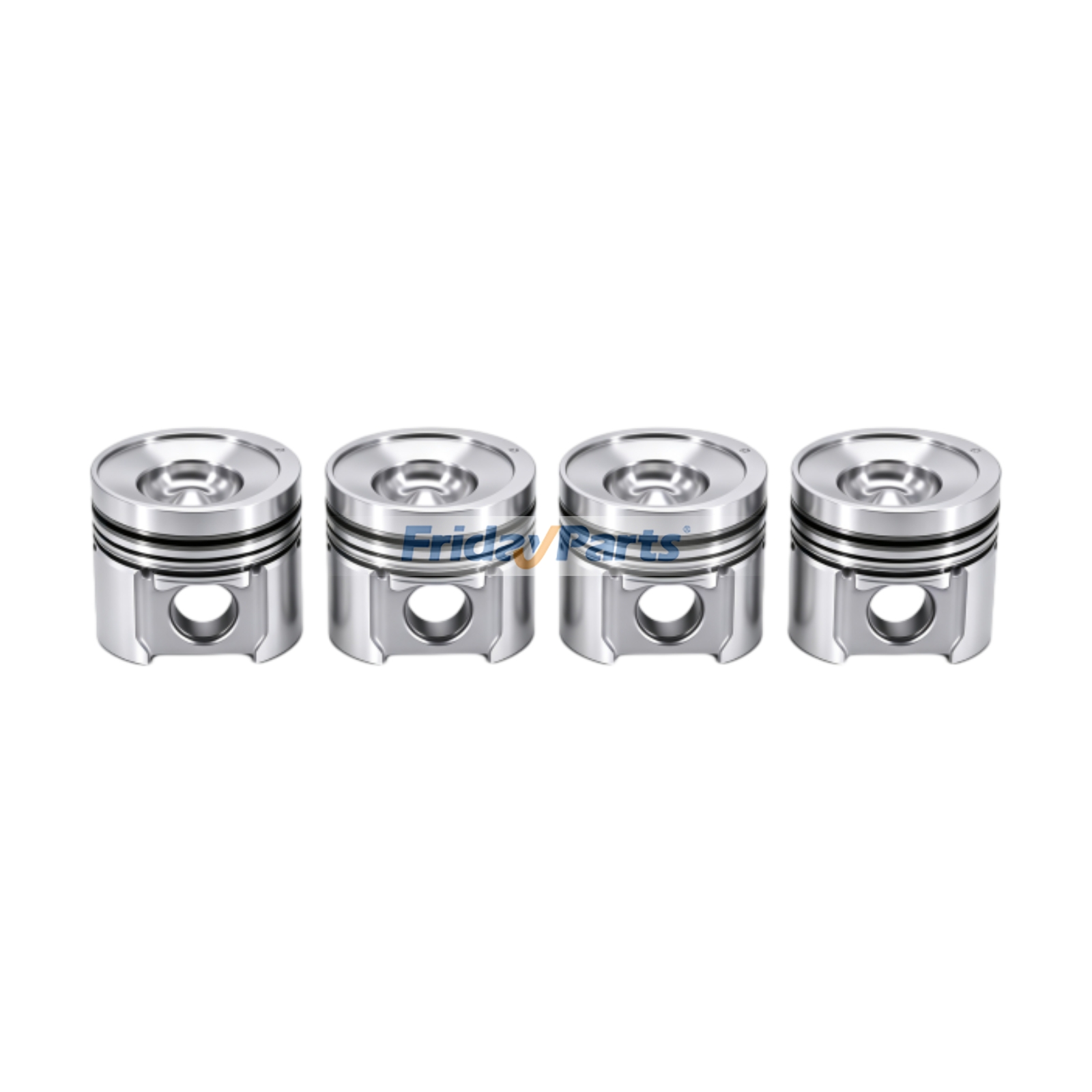 4 Pieces Piston 4945016 for Cummins Engine QSB3.3 B3.3 ISB3.3
