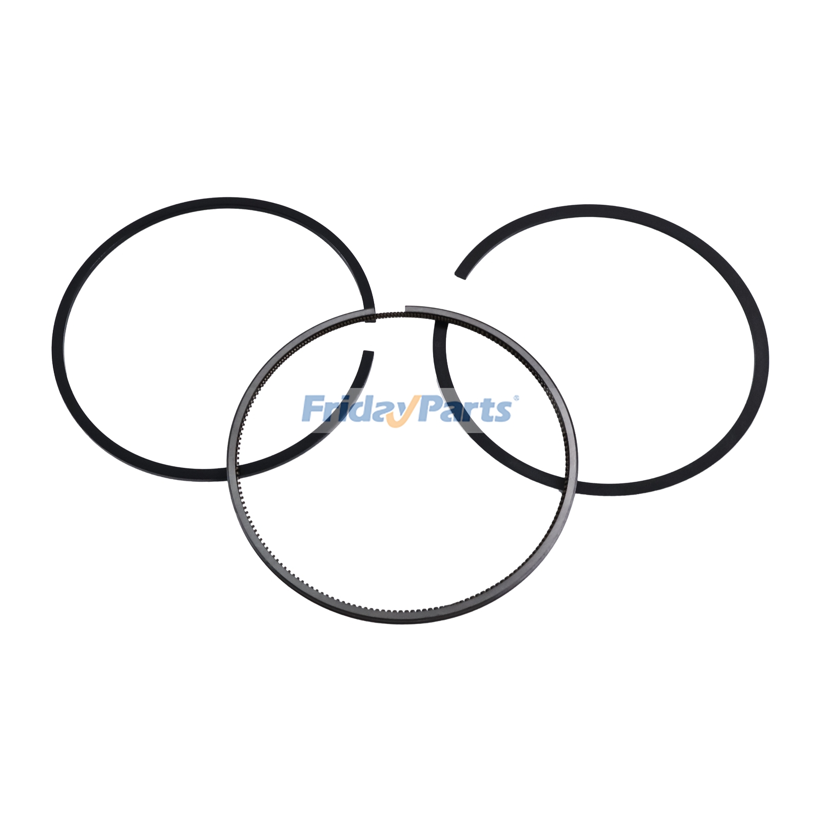 4 segments de pistonpour Moteur,Pelle