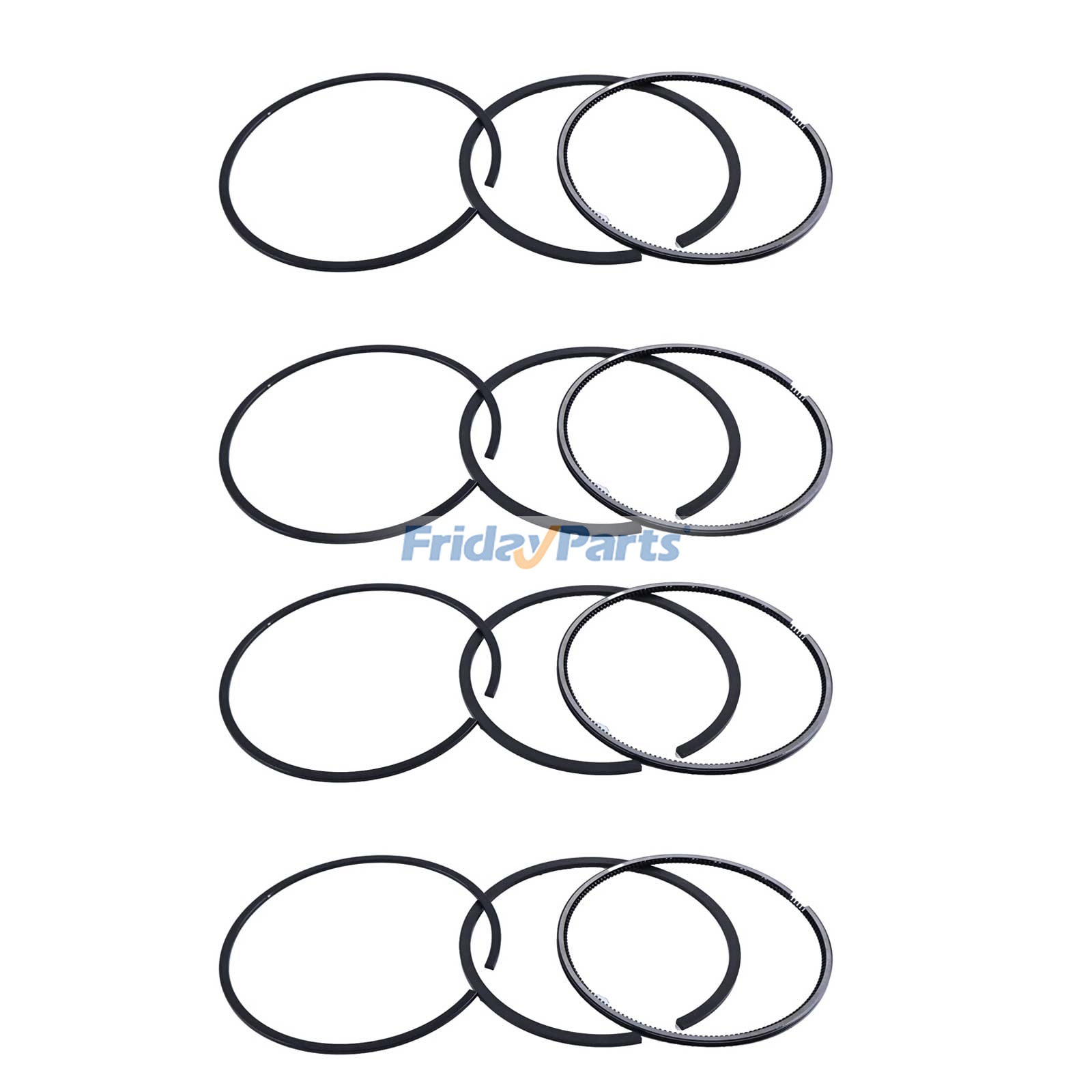 4 Pieces Piston Ring for Komatsu Engine 4D98E-1