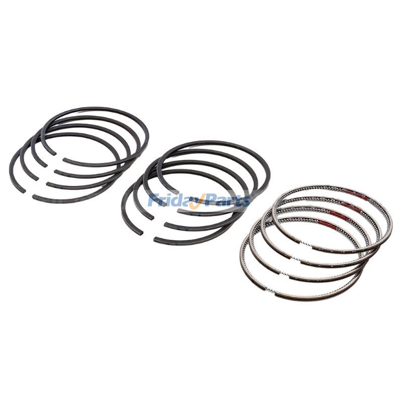 4 Pieces Piston Ring Set 13011-78201-71 for Toyota Engine 1DZ Forklift 02-2TD15 02-2TD18 02-5FD10 02-5FD14 5FD10
