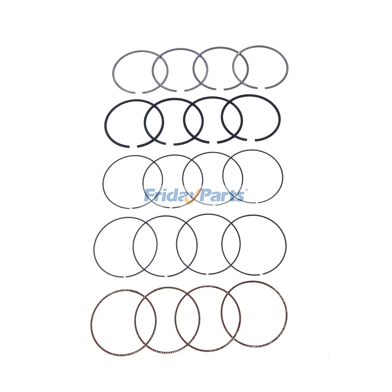 Piston Ring Set for Vehicle