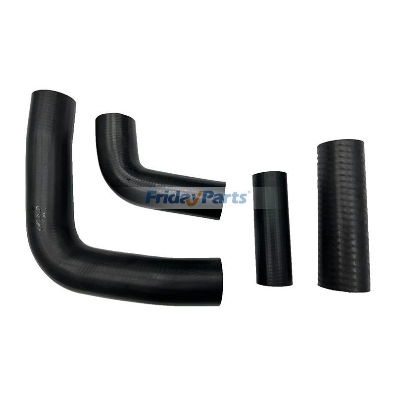 Manguera de bomba de agua para radiador de 4 piezas 180085M1 186968M1 731256M1 732443M1 para motor Perkins Tractor Massey Ferguson 35 135 235 230 para Motor,Tractor