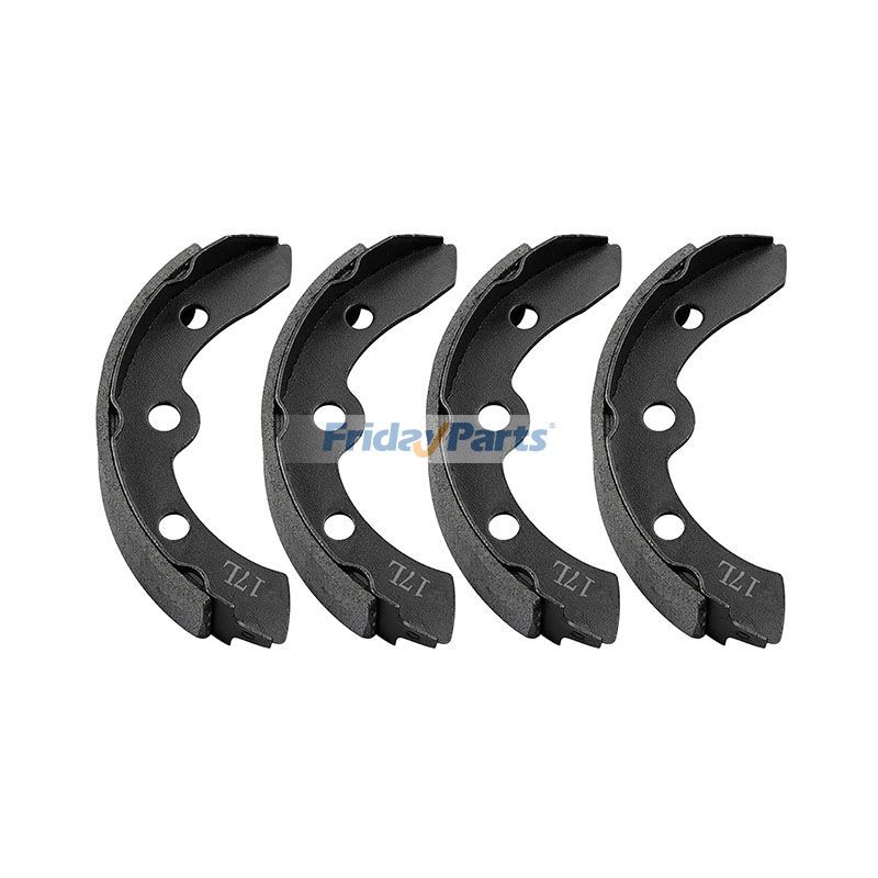 4 Pieces Rear Brake Shoe 1011463-A for Club Car Golf Cart Gas and Electric Carryall DS 1981-1994