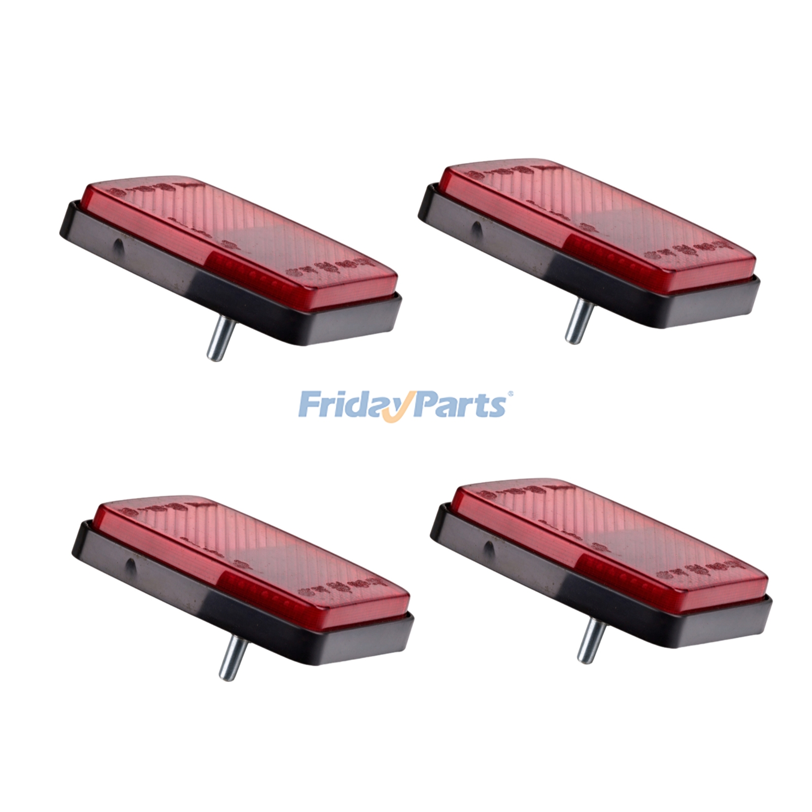 4 Pieces Reflector 4265900M92 for Massey Ferguson Tractor MF1529 MF1532 MF1532H MF1540
