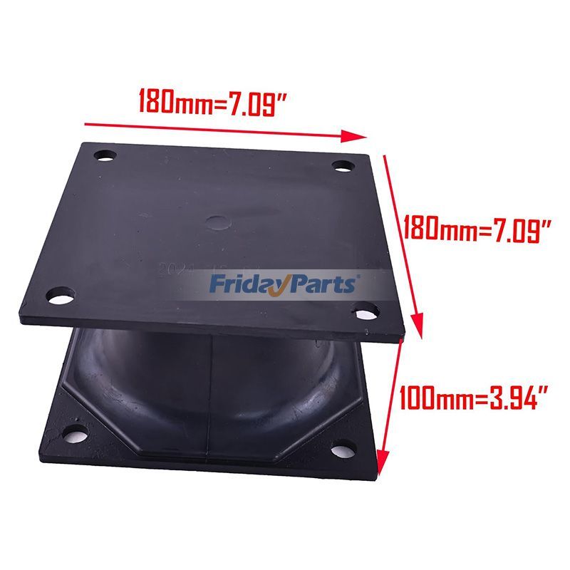 FridayParts Gummiisolator-Stoßdämpferhalterung
