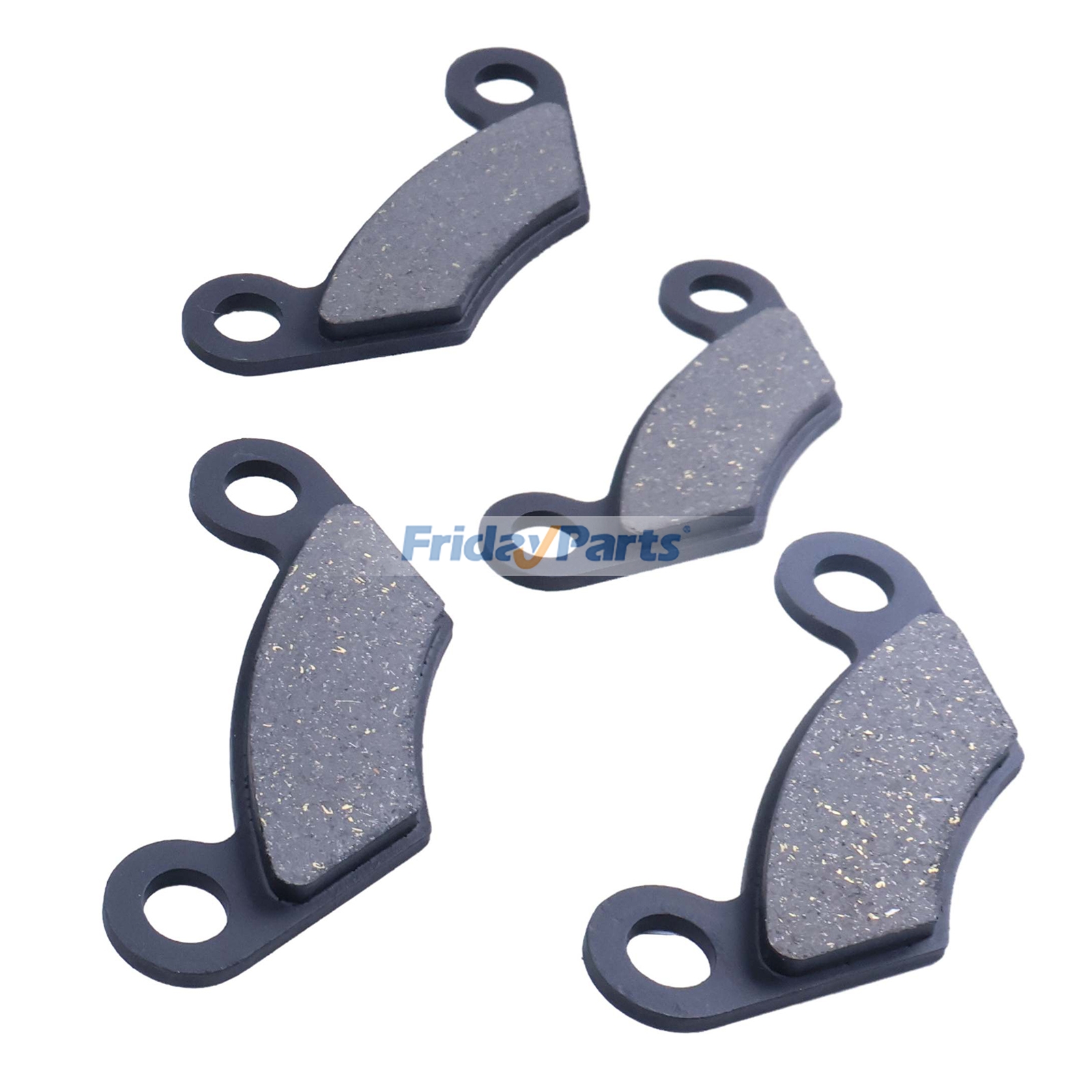 4 pastillas de freno semimetálicas AM141182 para vehículos utilitarios John Deere HPX615E HPX815E XUV825M XUV850D XUV855M M-GATOR para Motor,Pala cargadora,Vehículo utilitario
