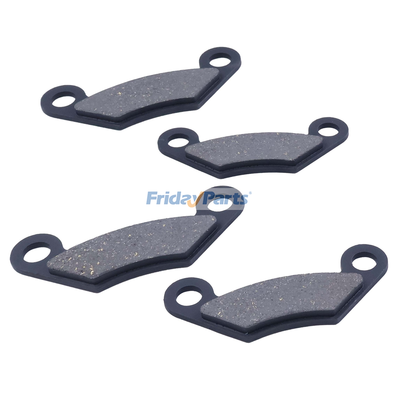 4 pastillas de freno semimetálicas AM141182 para vehículos utilitarios John Deere HPX615E HPX815E XUV825M XUV850D XUV855M M-GATOR Para JOHN DEERE