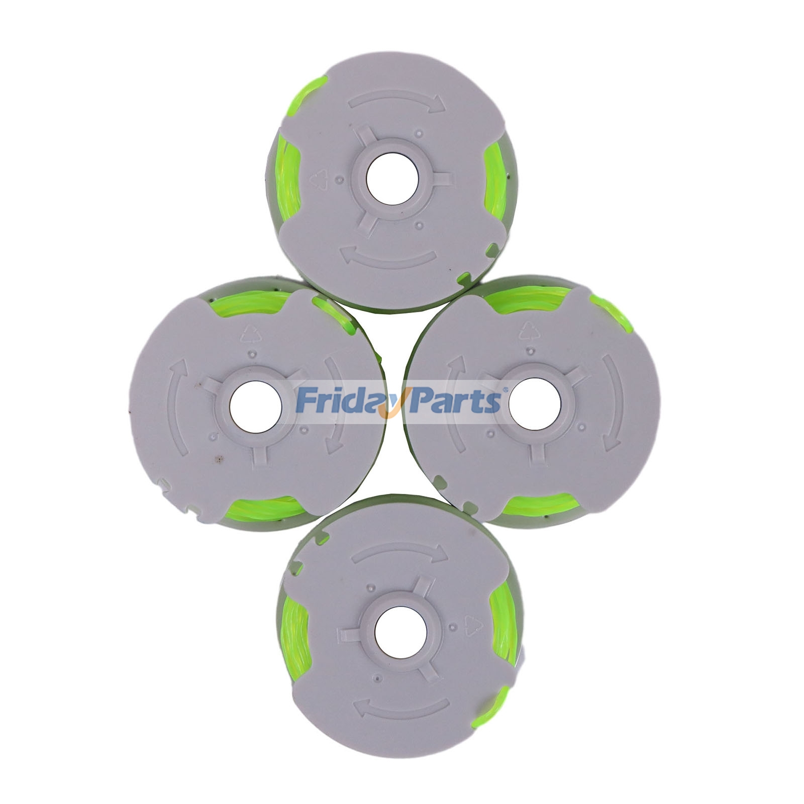 4 Stück Spule & Schnur WA0014 für Worx Akku-Rasentrimmer WG168 WG190 WG191für Für andere Marken