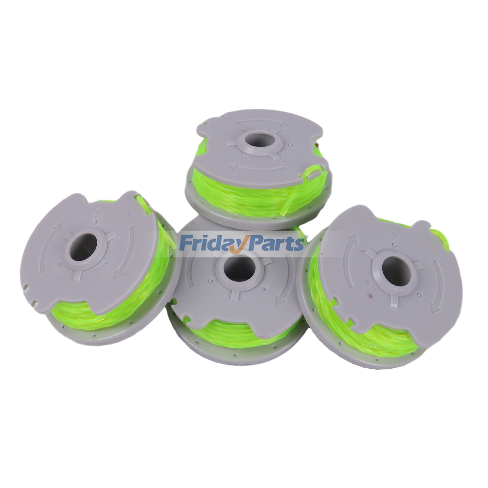 4 Stück Spule & Schnur WA0014 für Worx Akku-Rasentrimmer WG168 WG190 WG191