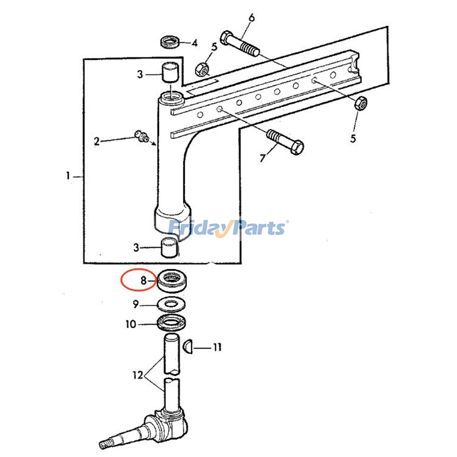Thrust Spindle Bearing for Tractor